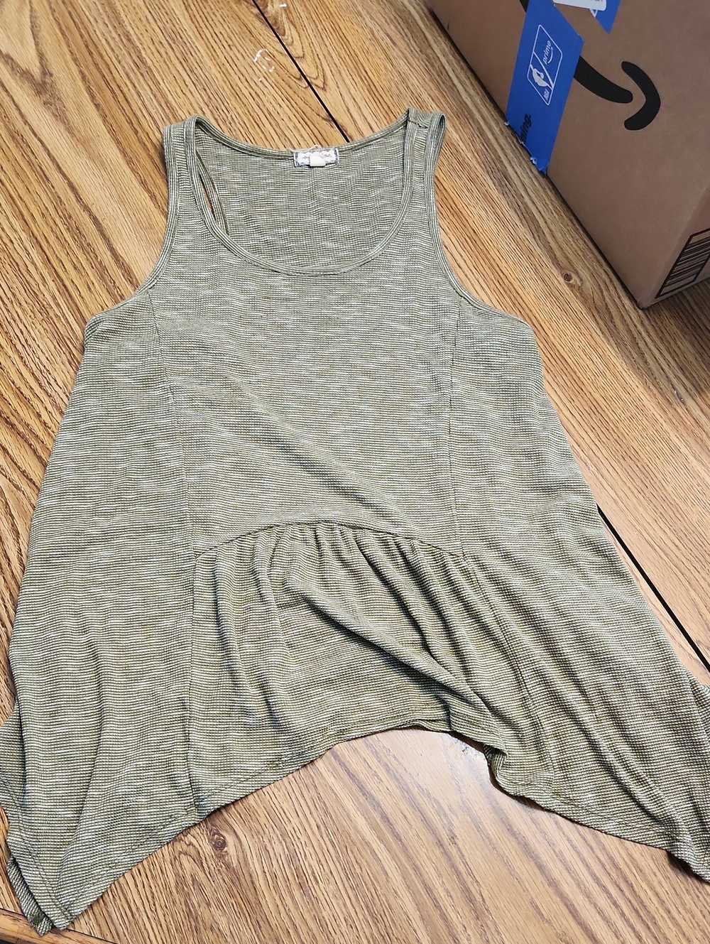 Women’s Olive Green Sleeveless Tank Top